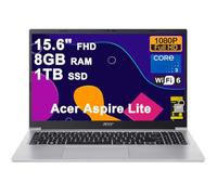 Acer Aspire Lite Business Laptop 15.6" FHD ComfyView Intel 8-core Core 3 N350 8GB RAM 1TB SSD Type-c Long-Lasting Battery Win11 ICP Hub