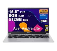 Acer Aspire Lite Business Laptop 15.6" FHD ComfyView Intel 8-core Core 3 N350 8GB RAM 512GB SSD Type-c Long-Lasting Battery Win11 ICP Hub