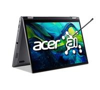 acer Aspire Spin 14 (ASP14-52MTN-51V5) Convertible Notebook, 14" WUXGA IPS Touch Display, Intel Core Ultra 5 115U, 16GB RAM, 512GB SSD, Intel Graphic, Windows 11, QWERTZ Keyboard, Grey