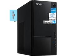acer Aspire TC-1785-UA92 Business Desktop (Intel i5-14400, 16GB DDR5, 512GB PCIe NVMe SSD + 2TB HDD, Intel UHD, 300W PSU, WiFi 6E, Bluetooth 5.3, RJ-45, 2 HDMI, Windows 11 Pro) w/DKZ USB Port Expander