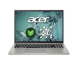 Acer Aspire Vero 16 (AV16-71P-79L8) Green Laptop, 16" WUXGA IPS Display, Intel Core Ultra 7 255H, 32GB RAM, 1TB SSD, Intel Arc 140T GPU, Windows 11, QWERTZ Keyboard, Grey