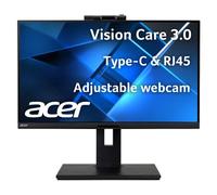 Acer B248Y bemiqprcuzx 23.8" FHD IPS Professional Docking Monitor | Adaptive-Sync | FHD Webcam | Delta E<2 | TUV/Eyesafe | Display Port 1.4, Display Port Out, HDMI 2.0, USB Type-C, Ethernet & USB Port