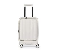Acer Barcelona Carry-on Luggage 20”, 360-Degree Silent Wheels, Large Capacity, 100% Sustainable Eco-Friendly Recycled Polyester, TSA Lock, Shell White