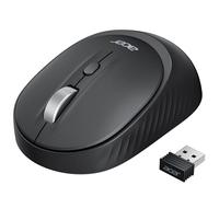 acer Bluetooth Mouse, 1600 DPI Wireless Mouse Portable, Dual Mode 3-Device Ergonomic Mouse (Tri-Mode: 2×BT 5.2+2.4G), Quiet Click Wireless Mouse for Laptop Compatible with Windows, macOS, and Android