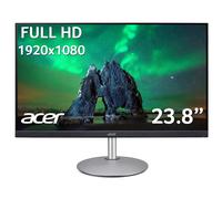 Acer CB2 CB242Ysmiprx 23.8 inch FHD Monitor (IPS Panel, FreeSync, 75Hz, 1ms, HDR 10, Height Adjustable Stand, DP, HDMI, VGA, Silver/Black)