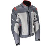Acerbis On Road Ruby Motorcycle Textile Jacket, grey/red, size XL