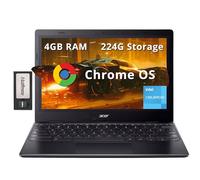 acer Chromebook 311 11.6" HD Laptop, Intel Celeron N4500, Intel UHD Graphics, 4GB LPDDR4X RAM, 224GB Storage (64GB eMMC+160GB Docking Station Set), Chrome OS, Wi-Fi 5, Black