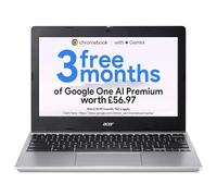 Acer Chromebook 311 CB311-12H Laptop - Intel N100, 4GB, 64GB eMMC, Integrated Graphics, 11.6" HD, Google Chrome OS, Silver