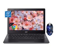 acer Chromebook 311 Slim Light Business Laptop, 11.6" HD Laptop, Intel Celeron N4500, 4GB RAM, 64GB eMMC, Intel UHD Graphics, Long Battery Life, HD Webcam, with Mouse, Chrome OS - Star Black