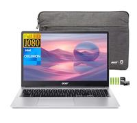 Acer Chromebook 315 15.6" FHD Laptop for Home and Students, Intel Celeron N4500 Processor, 4GB RAM 128GB Memory (64GB eMMC + 64GB SD Card), Numeric Keypad, Wi-Fi 6