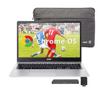 acer Chromebook 315 15.6" FHD Laptop, Intel Celeron N4500, 4GB LPDDR4 RAM, 224GB Storage(64GB eMMC+160GB Docking Station Set), Intel UHD Graphics, HD Webcam, Wi-Fi 6, Chrome OS, Silver