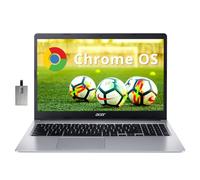 acer Chromebook 315, 15.6" HD Display, Intel Celeron N4020, 4GB LPDDR4, 64GB eMMC, Intel UHD Graphics 600, Number Pad, 720p HD Camera, Wi-Fi 5, Bluetooth, Chrome OS, Silver, 128GB Hotface USB Card