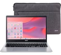 acer Chromebook 315 15.6 HD Laptop, Intel Celeron N4020, 4GB RAM, 64GB eMMC, Chrome OS + Protective Sleeve, Silver