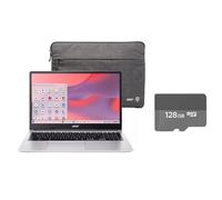 acer Chromebook 315 15.6” HD Laptop | Intel Pentium N6000 1.1GHz|Intel UHD Graphics | 720p Webcam | Sleeve | Silver | 4GB RAM | 256GB Storage(128GB eMMC + 128GB Micro SD) | Chrome OS