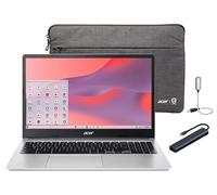 acer Chromebook 315 15.6 inch FHD IPS Display Laptop, Intel Celeron N4500, 4GB RAM, 64GB eMMC, Pure Silver, Chrome OS, Protective Sleeve Included