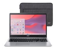 Acer Chromebook 315 CB315-3H-C0VT Laptop | Intel Celeron N4000| 15.6" HD (1366 x 768) Display | 4GB LPDDR4 | 128GB eMMC | Intel Wireless 802.11ac Gigabit Wi-Fi | Chrome OS | Sleeve | Pure Silver