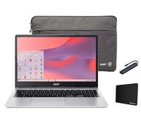 acer Chromebook 315 Laptop, 15.6" FHD IPS Display, Intel Celeron N4500, 4GB RAM, 64GB eMMC, Pure Silver, Chrome OS, Wi-Fi 6, Protective Sleeve Included with TGYAccessories
