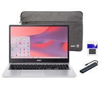acer Chromebook 315 Laptop, 15.6" FHD IPS Display, Intel Celeron N4500, 4GB RAM, 64GB eMMC, Pure Silver, Chrome OS, Protective Sleeve Included