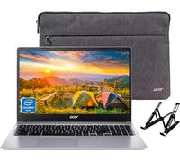 acer Chromebook 315 Laptop - for Student and Business, 15.6" HD Display, Intel Dual-Core CPU, 4GB RAM, 64GB eMMC, Intel UHD Graphics, Long Battery Life, Wi-Fi, Bluetooth, Chrome OS, with Bag & Stand