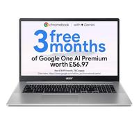 Acer Chromebook 317 CB317-1H - (Intel Pentium N6000, 4GB, 128GB eMMC, 17.3 Inch Full HD Display, Google Chrome OS, Silver)