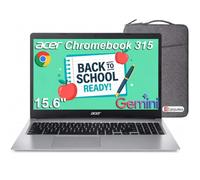 Acer Chromebook Laptop, 15.6" FHD, Intel Celeron, 4GB RAM, 128GB Storage | (64GB eMMC + 64GB SD Card), Home & Student, Webcam, Numeric Keyboard, Long Battery Life, USB C HUB, Sleeve, Chrome OS