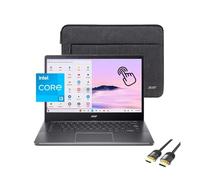 acer Chromebook Plus 514, 14” FHD IPS Touchscreen Display, 8-Cores i3-N305 (Up to 3.80 GHz), 8GB DDR5, 512GB NVMe SSD, Wi-Fi 6E, Webcam, USB-C, Protective Sleeve Included, PDG HDMI Cable, Chrome OS