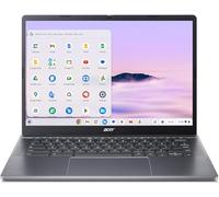 Acer Chromebook Plus 514 Laptop - 14" WUXGA 1920 x 1200 IPS Touchscreen Display | AMD Ryzen 3 7320C | 8GB LPDDR5X | 256GB SSD | Wi-Fi 6E | FHD Facial Auto Exposure Camera | Chrome OS | Steel Gray