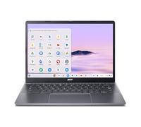 Acer Chromebook Plus 514 Laptop with Google AI - 14" WUXGA 1920 x 1200 IPS Display | AMD Ryzen 3 7320C | 8GB LPDDR5X | 128GB SSD | Wi-Fi 6E | FHD Camera | Chrome OS | Steel Gray | CB514-3H-R6G5