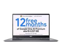 Acer Chromebook Plus 515 Laptop, Intel Core i3 Processor, 8GB RAM, 256GB SSD, 15.6” Full HD, Iron