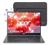 acer Chromebook Plus 516-16" WUXGA Student Laptop, Intel i3-1315U, 8GB LPDDR5-128GB UFS, HDMI, USB-C, USB-A, Bluetooth, Wi-Fi, DTS Audio, Long Battery, Chrome OS, Gray