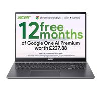 Acer Chromebook Plus 516 CB516-1H Laptop - Intel Core 5 120U, 8GB, 128GB UFS, Integrated Graphics, 16" WUXGA Display, Google Chrome OS, Iron