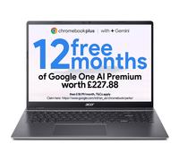 ACER 516 16" Chromebook Plus - Intel®Core i5, 256 GB SSD, Grey, Silver/Grey