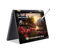 Acer Chromebook Plus Spin 714 2-in-1 Laptop with Google AI, 14 Full HD IPS Touch, Intel Core Ultra 5 115U, 8GB LPDDR5 512GB SSD, Backlit KB Wi-Fi6E Chrome OS Steel Gray, w/Stylus Pen, W/GaLiMu