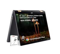 acer Chromebook Plus Spin 714 2-in-1 Laptop with Google AI, 14" WUXGA IPS Touch, Intel Core Ultra 5 115U, 8GB LPDDR5 1TB SSD, Backlit KB Wi-Fi6E Chrome OS, Steel Gray, w/2TB USB Drive, W/GaLiMu