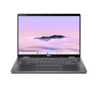 acer, Chromebook Plus Spin 714, Convertible Laptop, 14 inches, WUXGA IPS Touch Display, Intel Core Ultra 5 125U, 8 GB RAM, 512 GB SSD, Intel Graphics, ChromeOS, Iron, CP714-1HN