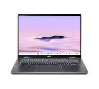 Acer, Chromebook Plus Spin 714, Convertible Laptop, 14 inches, WUXGA IPS Touch Display, Intel Core Ultra 7 155U, 16 GB RAM, 512 GB SSD, Intel Graphics, ChromeOS, Grey, CP714-1HN