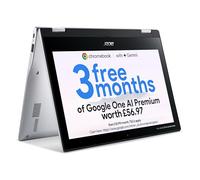 acer Chromebook Spin 311 CP311-3H Convertible Laptop - MTK MT8183, 4GB, 64GB eMMC, Integrated Graphics, 11.6" HD Touchscreen, Google Chrome OS, Silver