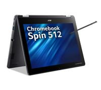 Acer Chromebook SPIN 512 R856TN-TCO 4GB/64GB Intel N N100 30.5 cm (12") Touchscreen HD+ LPDDR5-SDRAM eMMC Wi-Fi 6E (802.11ax) ChromeOS Black