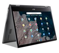 Acer Chromebook Spin 513 Convertible Laptop | Qualcomm Snapdragon 7c | 13.3" FHD IPS Touch Corning Gorilla Glass Display | 4GB LPDDR4X | 64GB eMMC | WiFi 5 | Backlit KB | Chrome OS | R841T-S4ZG, Gray