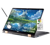 acer Chromebook Spin 714 Touchscreen Laptop, 14" WUXGA (1920 x 1200), 13th Gen Intel 10-core i5-1335U, 8GB RAM, 256GB SSD, Backlit Keyboard, Thunderbolt 4, Chrome OS, Gray, with 5ave Stylus Pen