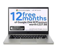 Acer Chromebook Vero 514 CBV514-1H - (Intel Core i3-1215U, 8GB, 128GB SSD, 14 Inch Full HD Display, Google Chrome OS, Iron, 30 Percent PCR Chassis)