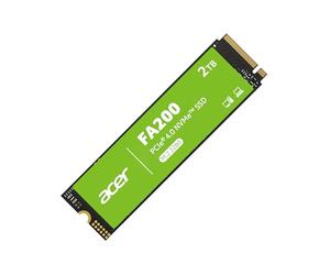 Acer FA200 M.2 2280 SSD 2TB: PCIe 4.0 NVMe Gen4x4 with HMB & SLC, Up to 7200 MB/s Read Speed, Internal Solid State Drive for Laptop, Desktop PC & PS5 Compatible