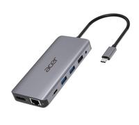 Acer HP.DSCAB.009 notebook dock/port replicator Wired USB 3.2 Gen 1 (3.1 Gen 1) Type-C Silver
