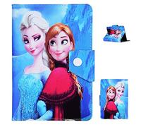 Acer Iconia One 10 B3-A30 Case , Disney Frozen Children / Kids Folding Stand Cover for 10.1" Acer Iconia One 10 B3-A30 Tablet (Acer Iconia One 10 B3-A30 10.1", Elsa & Anna)