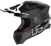 Acerbis Airstrike-C Carbon Motocross Helmet, black-white, size 2XL for Men