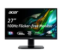 Acer KB272 EBI 27" IPS Full HD (1920 x 1080) Zero-Frame Gaming Office Monitor | AMD FreeSync Technology | Up to 100Hz Refresh | 1ms (VRB) | Low Blue Light | Tilt | HDMI & VGA Ports,Black