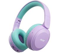 Acer Kids Headphones Wireless, Foldable Wireless Headphones with 85/94dB Volume Limiter, Toddler Headphones with Built-in Mic, Stereo Sound, 60H Playtime, for iPad, Tablet, Travel(Purple Green)