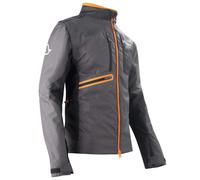 Acerbis Enduro One Motorcycle Textile Jacket, black-orange, size S for Men