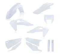 Acer nduro Plastics Kit For Husqvarna FE 250 350 450 501 2020-2023 White