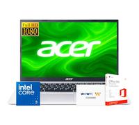 Acer New AI-Powered Business 15.6 inch FHD Laptop 2025/2026 Edition with Microsoft Office 365, Intel 8-Core Powerful Processor(Beats Intel Core i5-1335U), 8GB DDR5, 256GB SSD, Windows 11, WOWPC USB